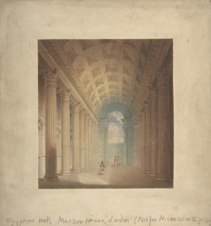 Egyptian Hall, Mansion House, London, 1795-1825.