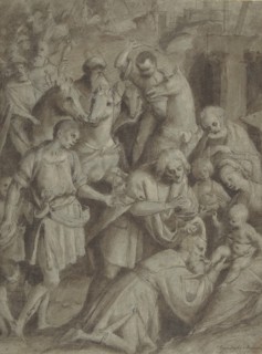 The Adoration of the Magi, 1553. Creator: Bernardino Lanino.
