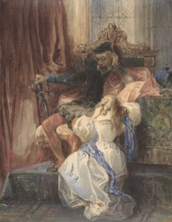 The Pardon Refused (from Sir Walter Scott's "Kenilworth"), ca. 1826-29. Creator: Camille Joseph Etienne Roqueplan.