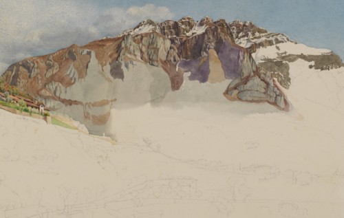 Mountainous Landscape in Italy : "Il Resegone", 1885. Creator: Frank Randal.