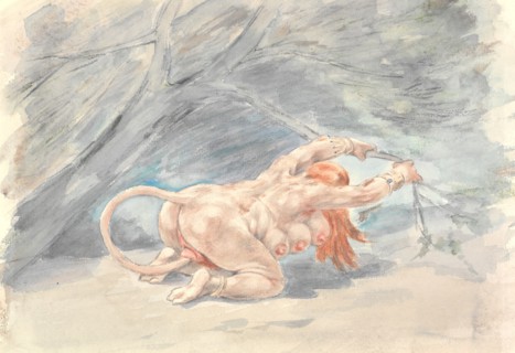 Untitled, . Creator: Felicien Joseph Victor Rops Félicien Rops.