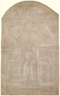 Saint Leonard and Four Episodes from His Life, ca. 1500-1510. Creator: Francesco di Paolo da Montereale.