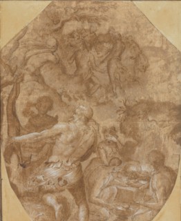 The Discovery of Glass, ca. 1570-72. Creator: Giovanni Maria Butteri.