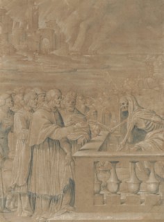 Allegory of the Triumph of Death over Church and State, ca. 1538-44. Creator: Girolamo da Treviso.