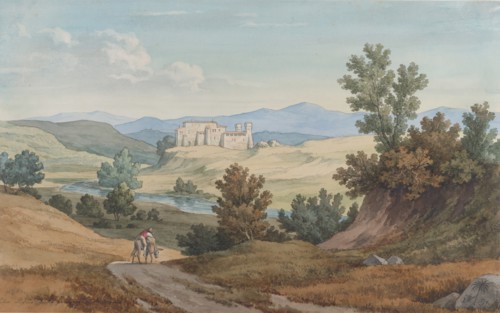 The Villa Pasino, 1854. Creator: Gustav Wilhelm Palm.