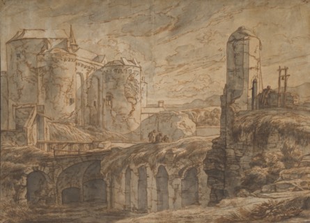 The Gate of Bruges at Sluis, 1661. Creator: Hendrick van Minderhout.
