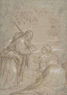 Christ Appearing to Saint Mary Magdalen ("Noli Me Tangere"), ca. 1560. Creator: Attributed to Jacopo Bassano.