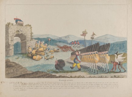 George III Leading an Army of Jugs, 1794. Creator: Unknown.