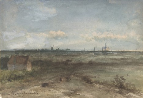 View of Haarlem from the Dunes, mid-19th-early 20th century. Creator: Jan Hendrik Weissenbruch.