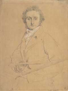 Niccolò Paganini (1784-1840), ca. 1830. Creator: Jean-Auguste-Dominique Ingres.