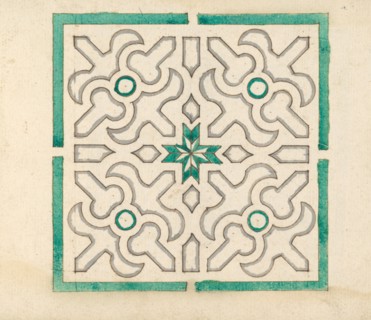 Album containing 75 Drawings for Garden Trellises & Parterres, ca. 1610-40. Creator: Jorg Rurfinger.