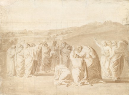 Study for "The Ascension", 1774. Creator: John Singleton Copley.