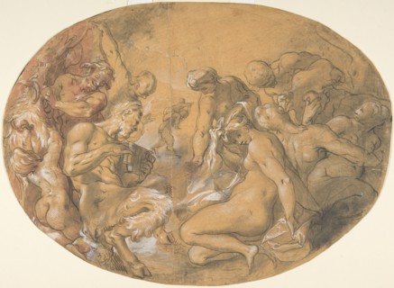 Satyrs and Nymphs, ca. 1599. Creator: Joseph Heintz the Elder.