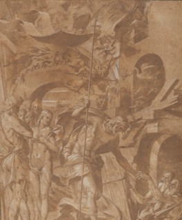 Christ in Limbo, ca. 1547-48. Creator: Luca Penni.