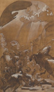 The Conversion of Saint Paul, ca. 1587-89. Creator: Lodovico Carracci.