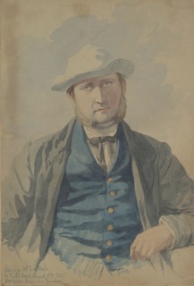 Portrait of Mr. George Bailey, 1855. Creator: Richard Dadd.