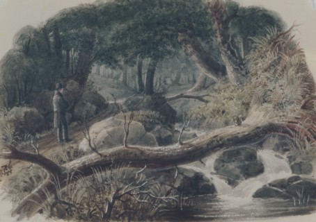 The Entrance to a Wood, 1836. Creator: Robert Walter Weir.