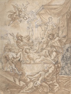 The Maryrdom of Saint Lawrence, early 17th-mid 17th century. Creator: Cornelis Schut I.