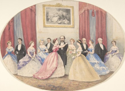 British Reception in Baghdad, 1865. Creator: W Henry Pierson.