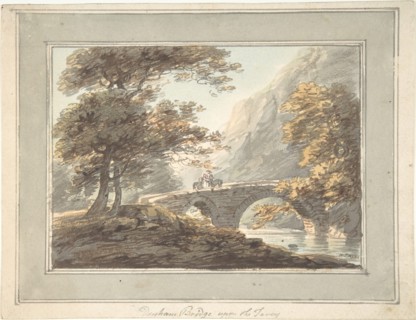 Denham Bridge upon the Tavy, 1780-1830. Creator: William Payne.