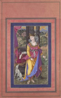 Diana, Goddess of the Hunt, Folio from the Davis Album, early 17th century. Creator: Unknown.