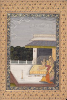 Women Enjoying the Moonlight, 18th century. Creator: Unknown.