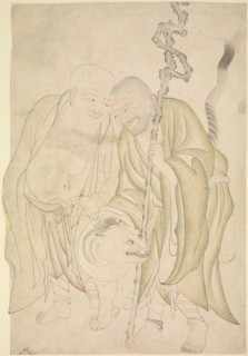 Two Lohans, ca. 1480. Creator: Unknown.