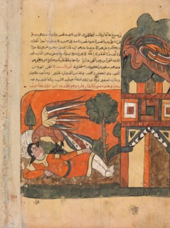 The Parent Bird Blinds the Prince in Revenge for the Death of her Young One..., 18th century. Creator: Unknown.