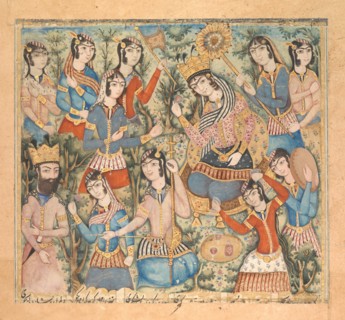 Solomon and the Queen of Sheba, early 19th century. Creator: Unknown.