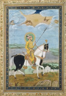 Portrait of Shah Jahan on Horseback, 17th century. Creator: Unknown.
