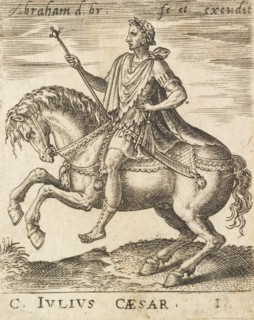 C. Julius Caesar from Twelve Caesars on Horseback, c1565-1587. Creator: Abraham de Bruyn.