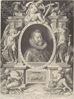 Portrait of Rudolph II, 1603. Creator: Aegidius Sadeler II.