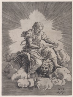 Saint Mark, dated 1518. Creator: Agostino Veneziano.