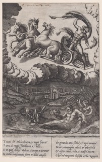 Phaeton, ca. 1514-36. Creator: Agostino Veneziano.
