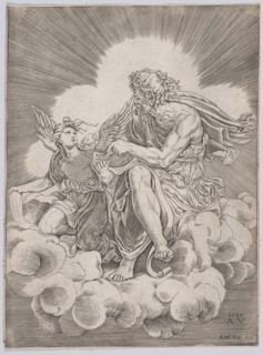 Saint Matthew, dated 1518. Creator: Agostino Veneziano.