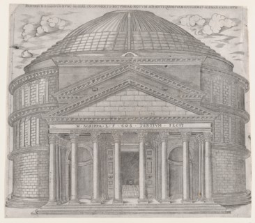 Speculum Romanae Magnificentiae: The Pantheon, 16th century., 16th century. Creator: Anon.