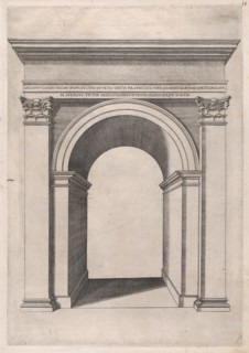 Speculum Romanae Magnificentiae: Arch of Gallienus, 16th century., 16th century. Creator: Anon.