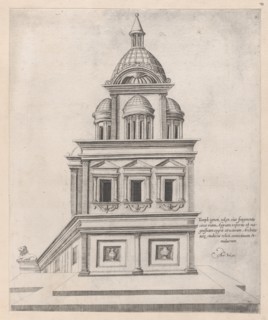 Speculum Romanae Magnificentiae: Temple near the Appian Way, 16th century., 16th century. Creator: Anon.