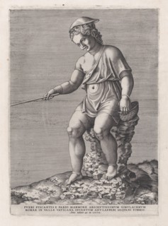 Speculum Romanae Magnificentiae: The Little Angler, 1567., 1567. Creator: Anon.