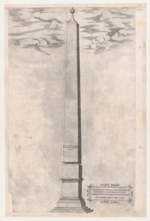 Speculum Romanae Magnificentiae: The Vatican Obelisque, 1550., 1550. Creator: Anon.