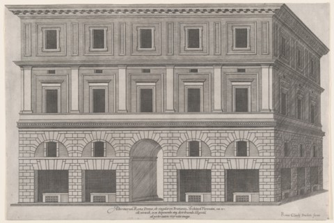 Speculum Romanae Magnificentiae: Alberini Palace, late 16th century., late 16th century. Creator: Anon.