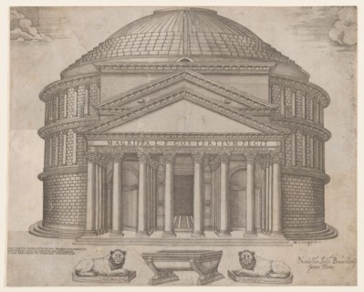 Speculum Romanae Magnificentiae: The Pantheon, 16th century., 16th century. Creator: Anon.