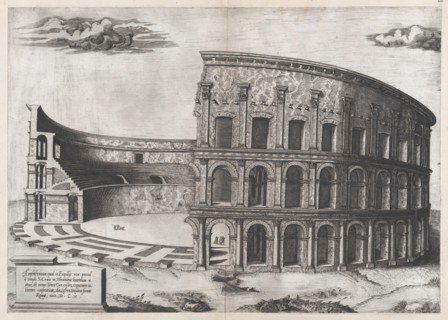 Speculum Romanae Magnificentiae: Amphitheatrum Castrense, 1560., 1560. Creator: Anon.