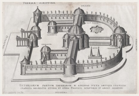 Speculum Romanae Magnificentiae: Baths of Agrippa, 1585., 1585. Creator: Anon.