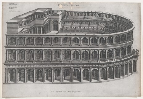 Speculum Romanae Magnificentiae: Theater of Marcellus, 16th century., 16th century. Creator: Anon.