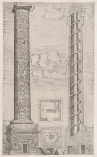 Speculum Romanae Magnificentiae: Column of Trajan, 16th century., 16th century. Creator: Anon.