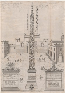 Speculum Romanae Magnificentiae: The Egyptian Obelisk of Augustus, 1589., 1589. Creator: Anon.