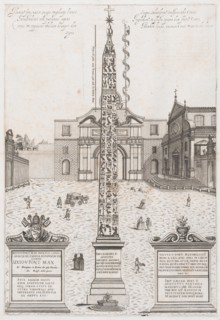 Speculum Romanae Magnificentiae: The Egyptian Obelisk of Augustus, 1589., 1589. Creator: Anon.
