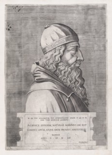 Speculum Romanae Magnificentiae: Aristotle, 1553., 1553. Creator: Anon.