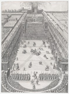 Speculum Romanae Magnificentiae: Marriage of Annibale Altemps and Ortensia Borromeo, Rome,..., 1565. Creator: Etienne Duperac.
